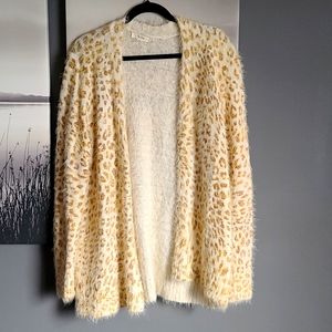 Leopard print cardigan